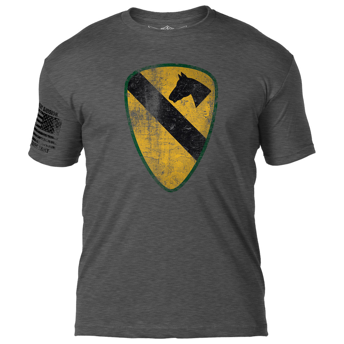 7.62 Design 1st Cavalry T-Shirt uomo grigia cotone