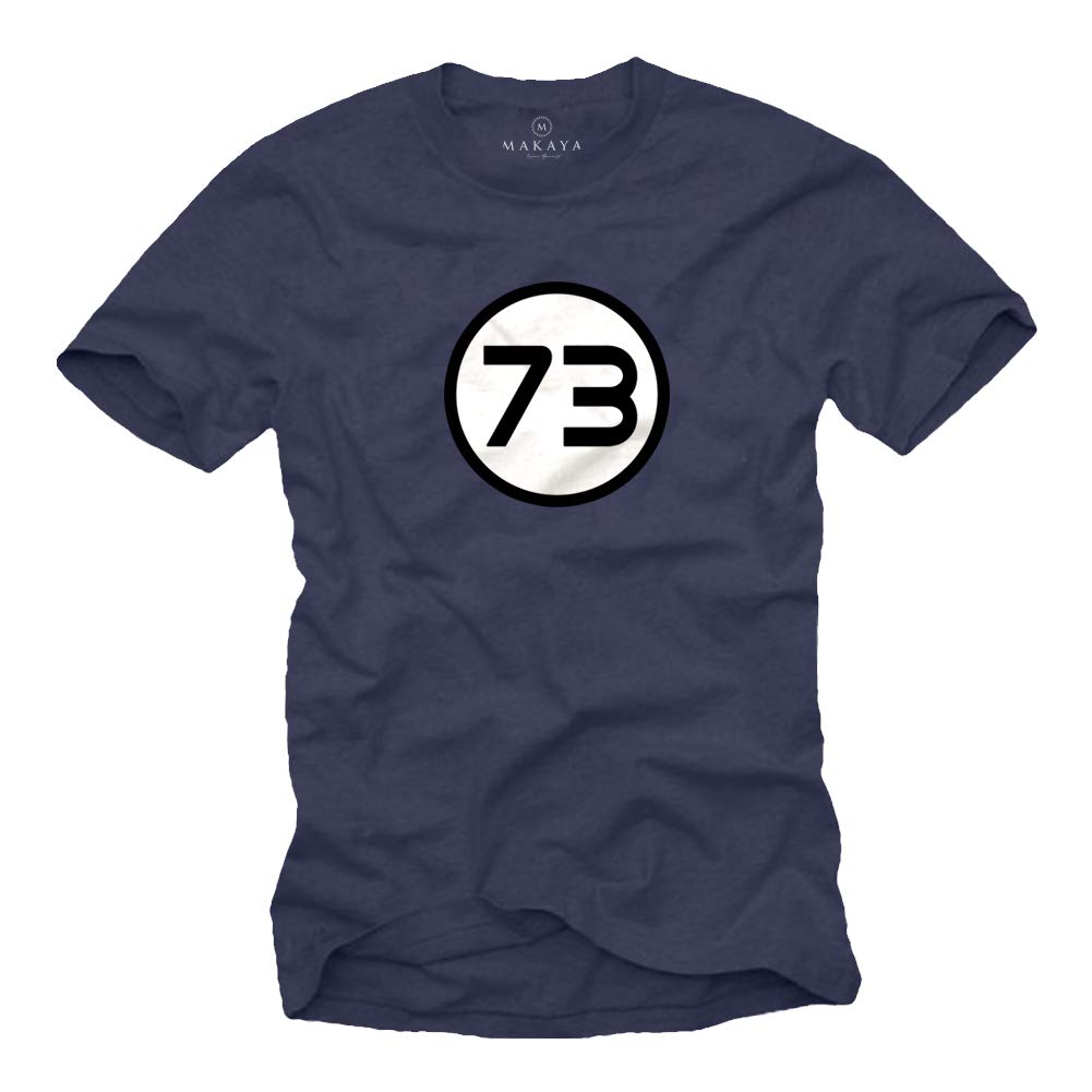 MAKAYA Sheldon 73 T-Shirt Uomo M Cotone Nero