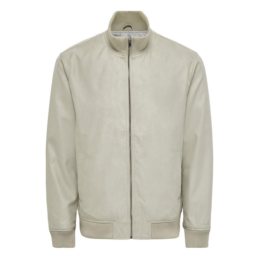 ONLY & SONS Nico Giacca Bomber Uomo Scamosciata XL Poliestere