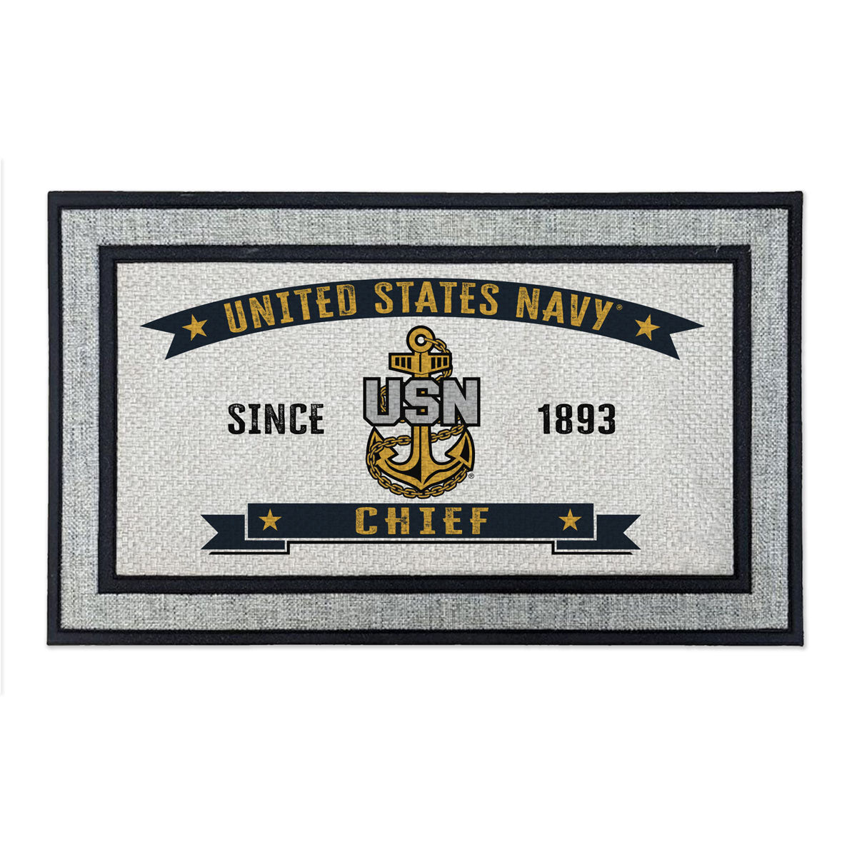 7.62 Design US Navy Chief Petty Officer CPO zerbino 45x76 cm grigio
