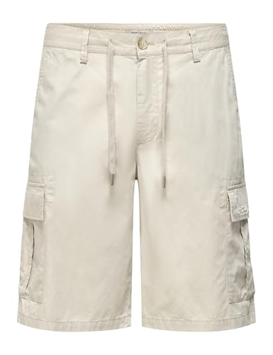 ONLY & SONS Onsloc Cargo 0157 pantaloncini M argento