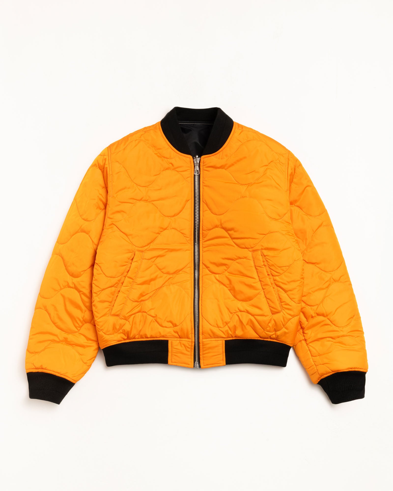 Stussy Built Reversible Bomber giacca Black nylon