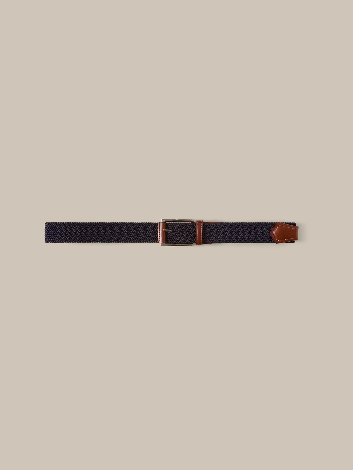 Robert Talbott Garfield cintura nylon Navy Woven 36