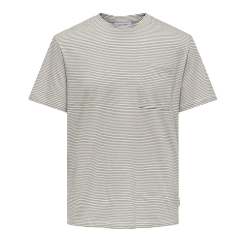Only & Sons Onsbale t-shirt beige cotone taglia M uomo