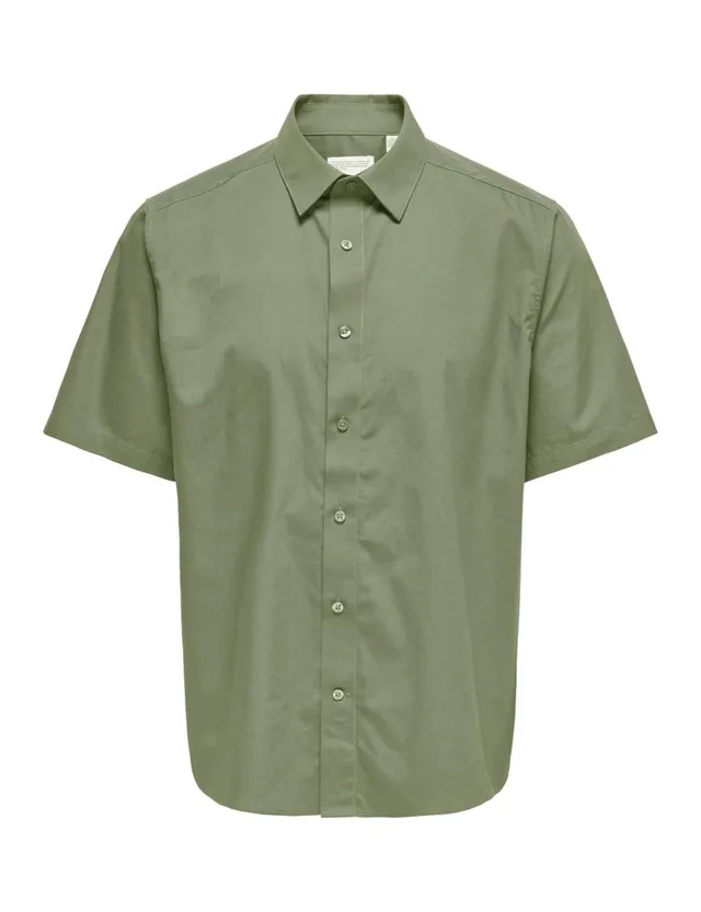 Only & Sons Onsjoakim Shirt Camicia Uomo Manica Corta Taglia M