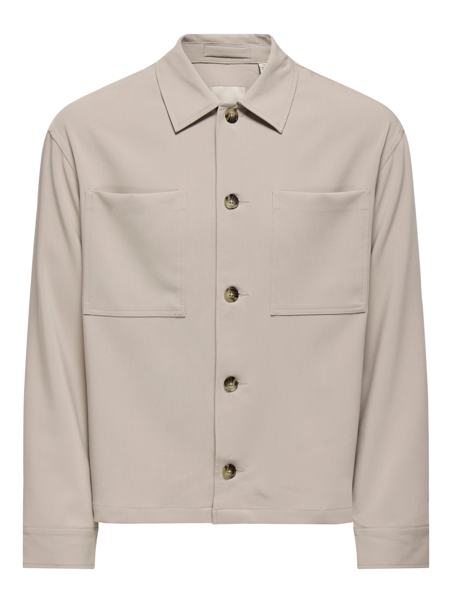 Only & Sons Onswill camicia uomo XL nera cotone