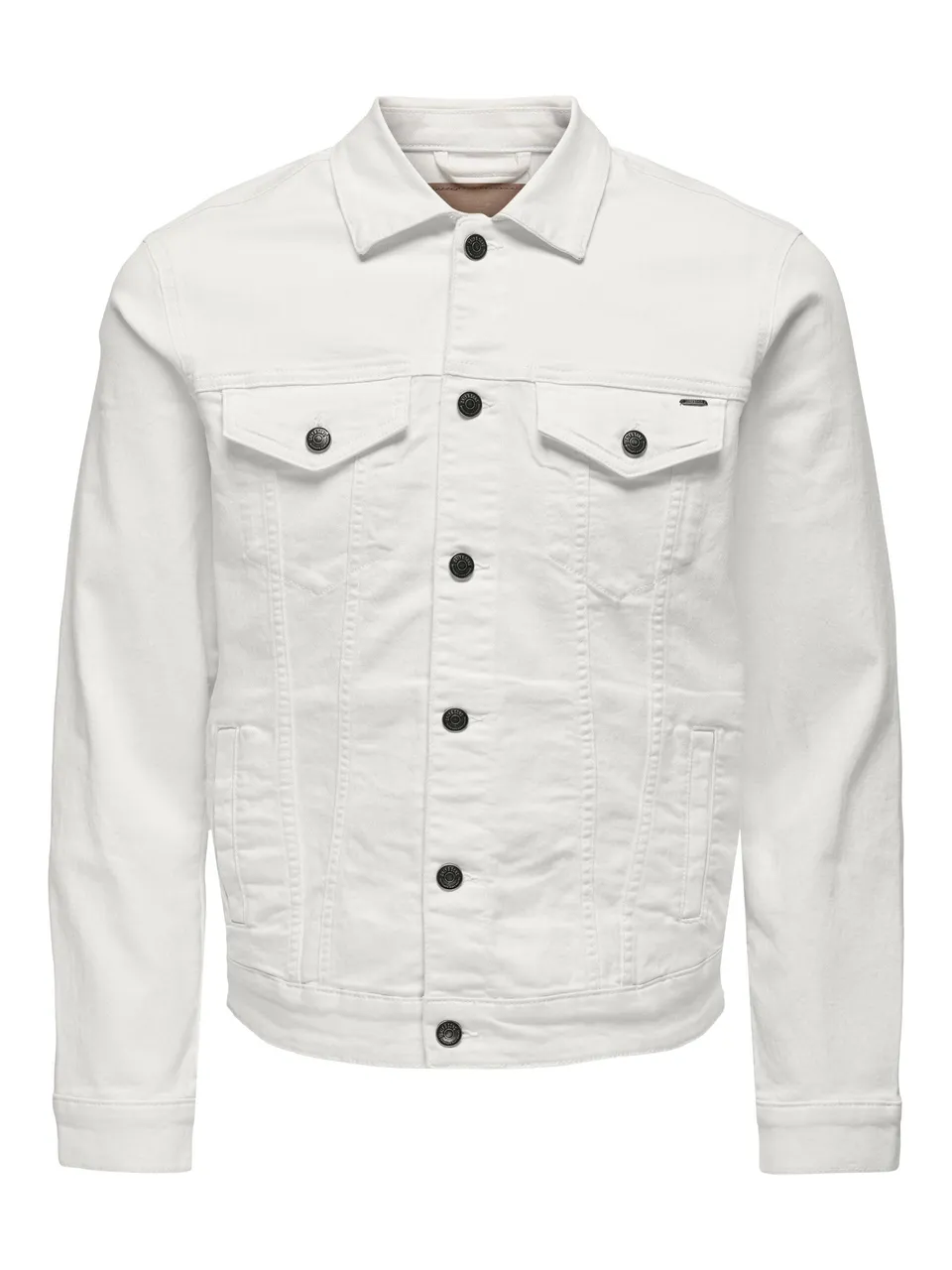Only & Sons Canvas giacca uomo bianca taglia L shell
