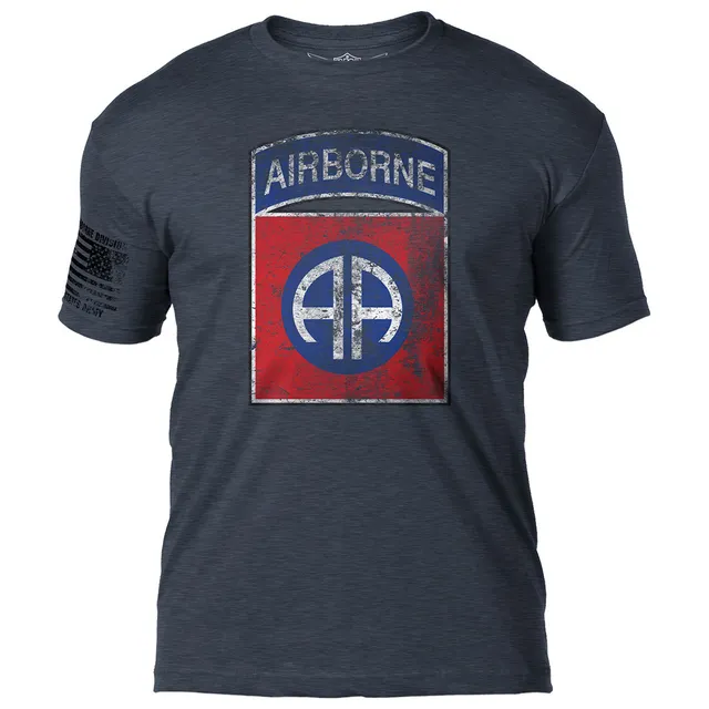 7.62 Design 82nd Airborne T-shirt Army Blu Cotone Poliestere