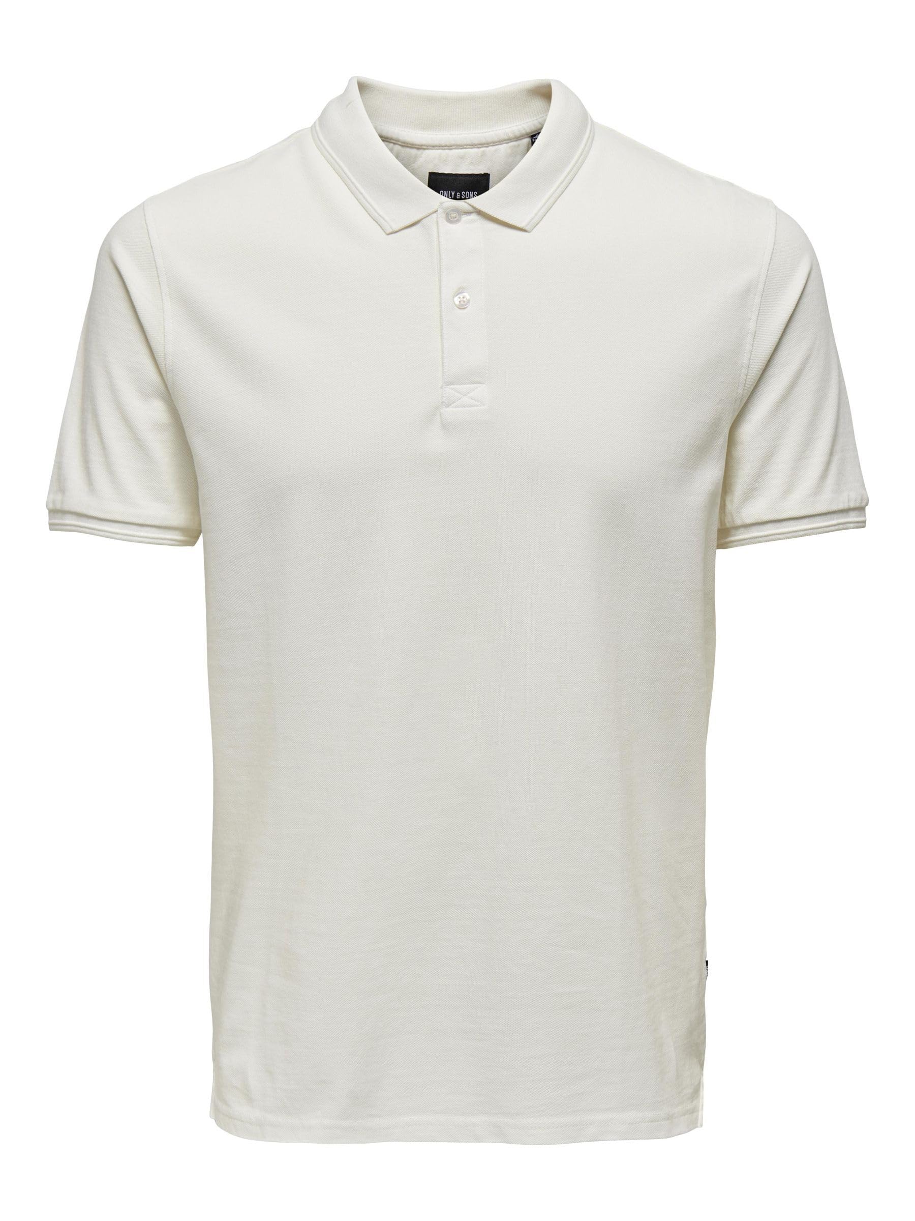 ONLY & SONS Onstravis Slim Polo Uomo Manica Corta Washed