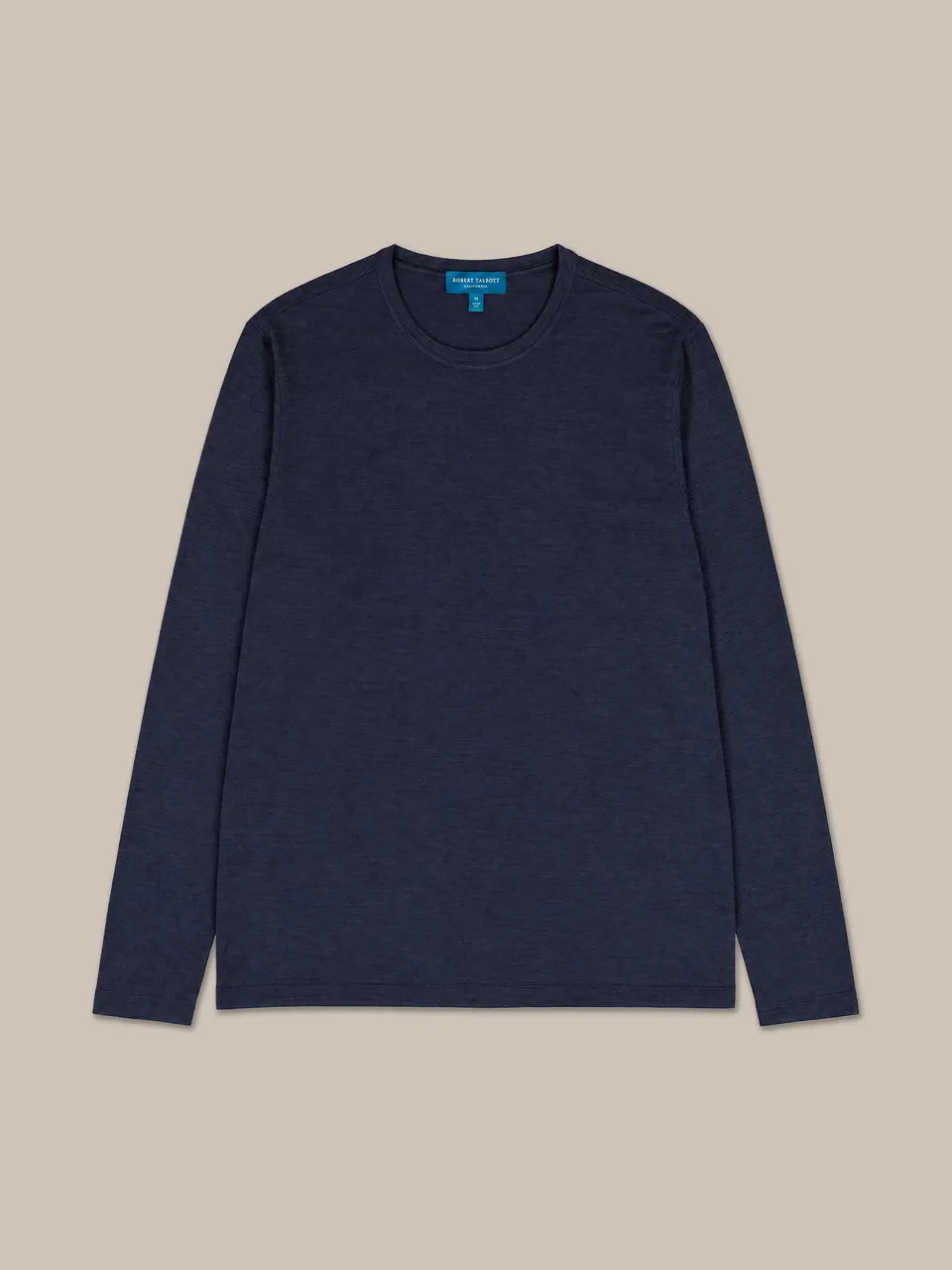Robert Talbott Lawrence Maglione Navy lana seta