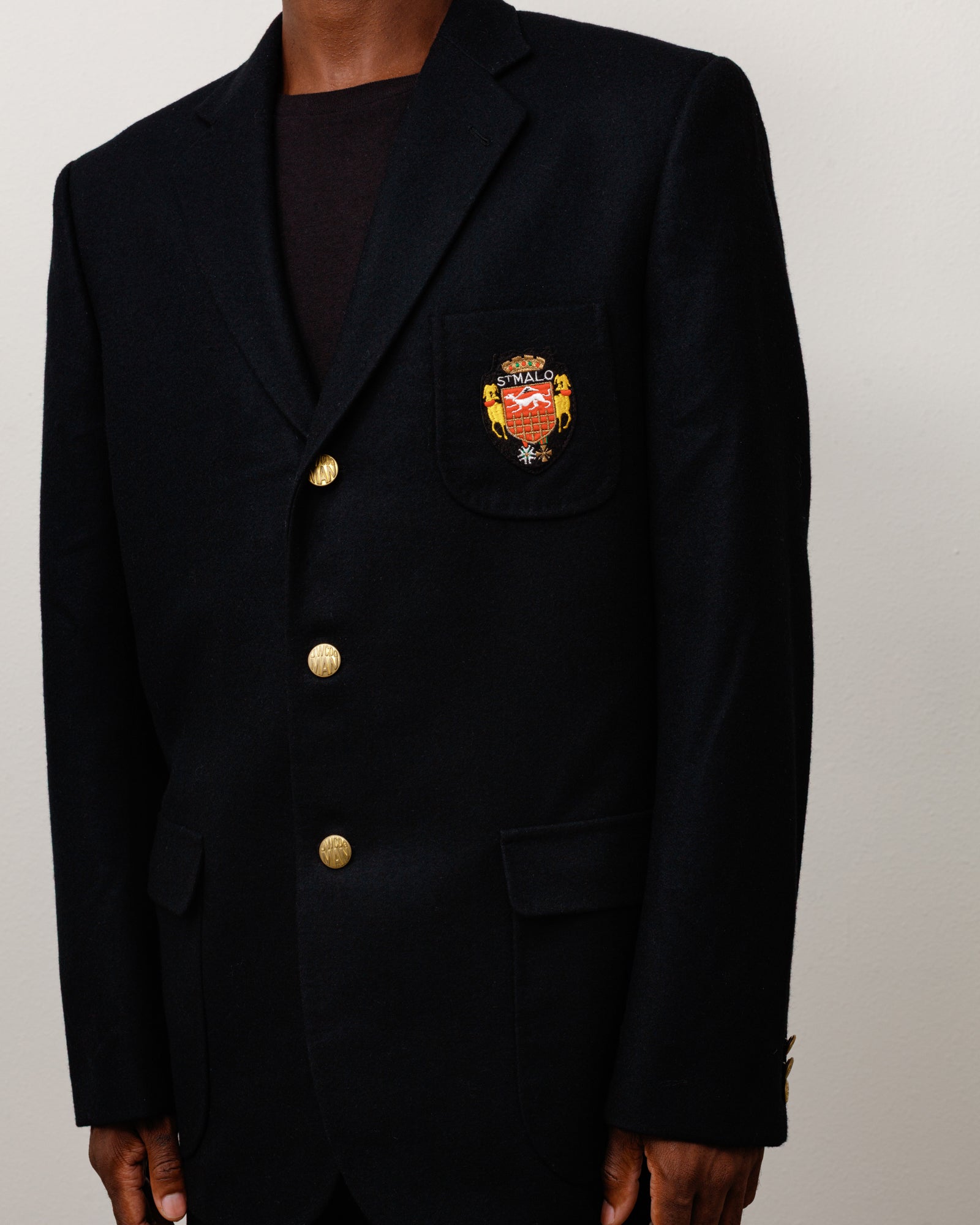 Stussy Outerwear Junya Sport Coat blazer nero lana 100%