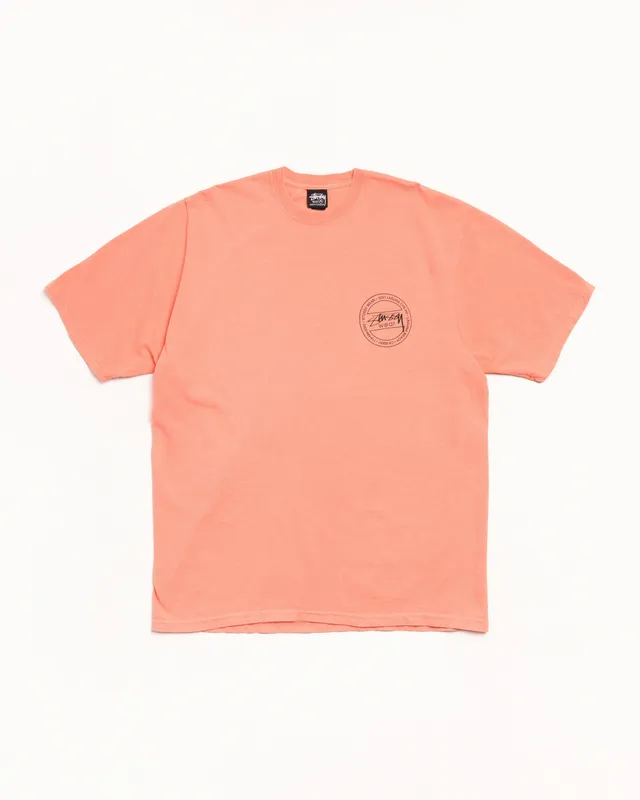 Stussy Wear Tee T-Shirt Sherbert Cotone Pigment Dyed 220gsm