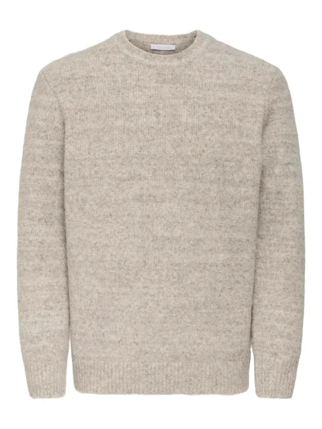 ONLY & SONS Onsbay Reg Maglione Turtledove L
