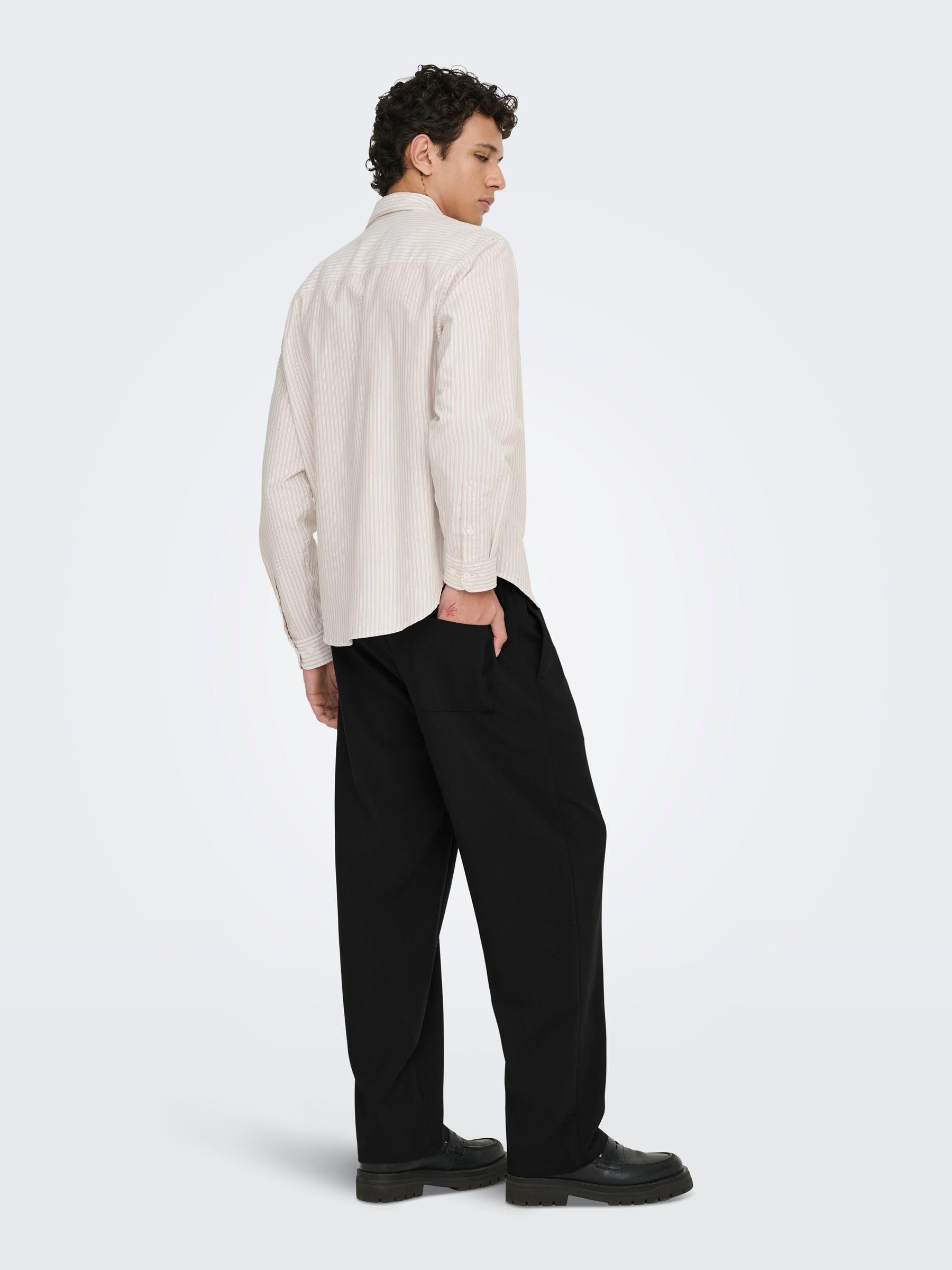 Only & Sons Onswill 0292 pantaloni larghi uomo nero