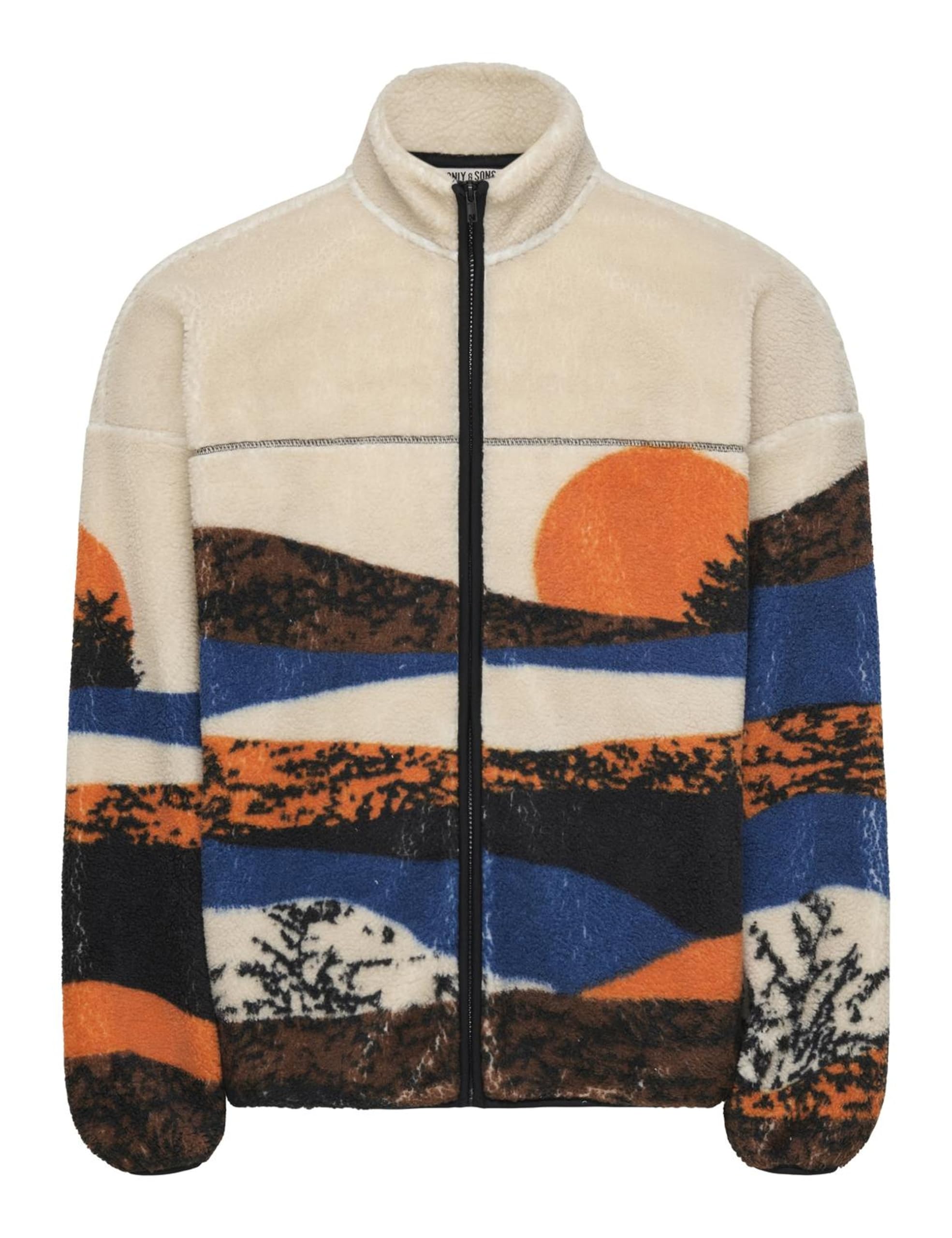 Only & Sons Onsadam Felpa Uomo Girocollo Raggio di Luna
