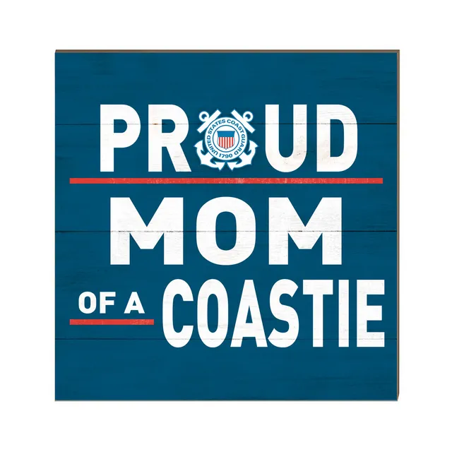 7.62 Design Home Products targa legno navy 25x25 cm Coast Guard Mom