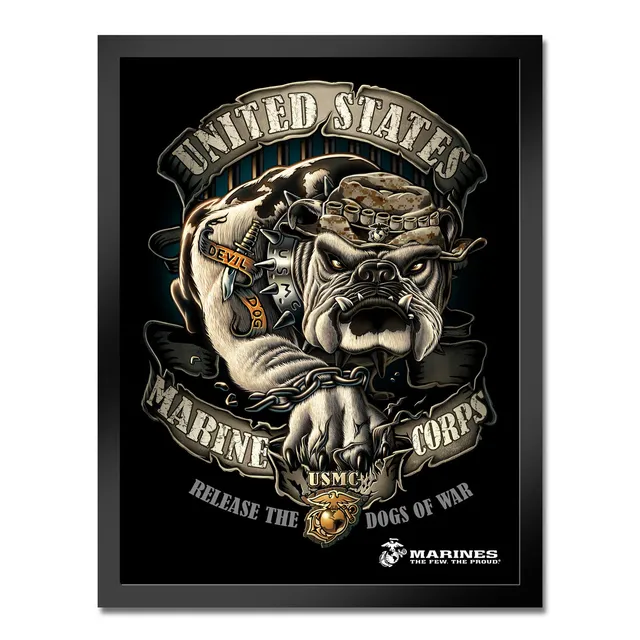 7.62 Design Home Release Dogs of War stampa incorniciata 35x50