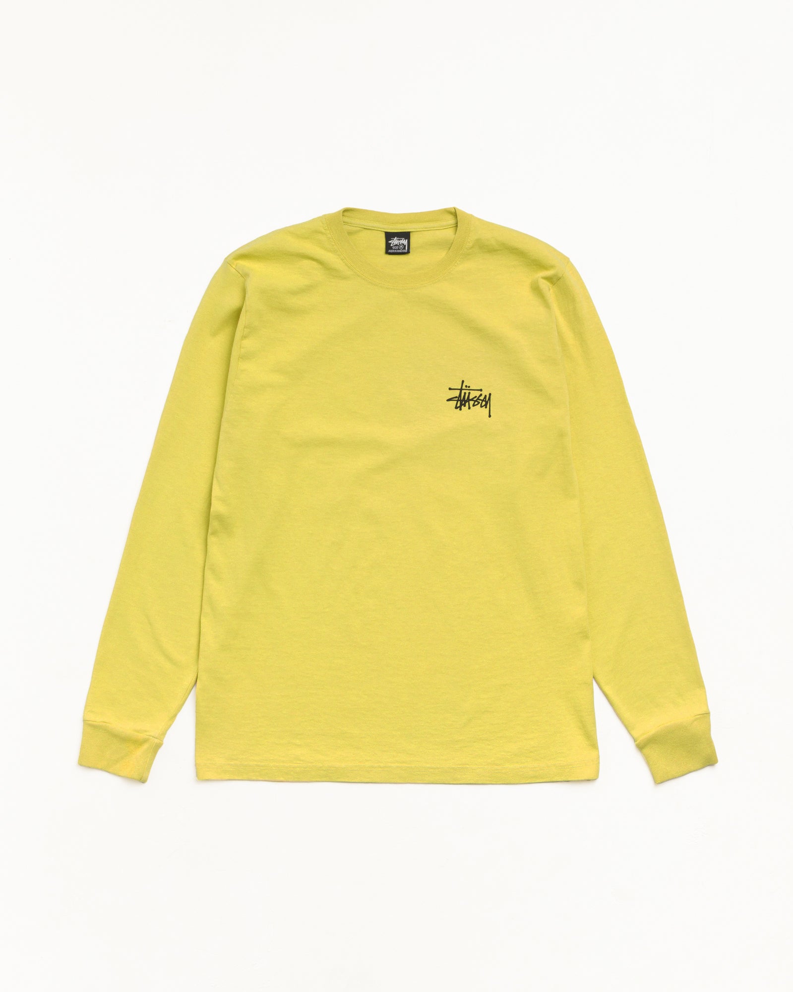 Stussy Basic maglietta manica lunga palm cotone 6,5 oz