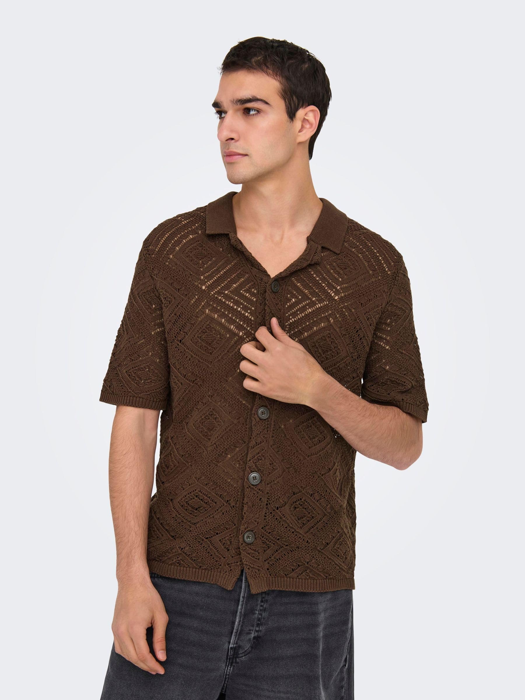 ONLY & SONS Onskolmar Cardigan Maglia Demitasse taglia S