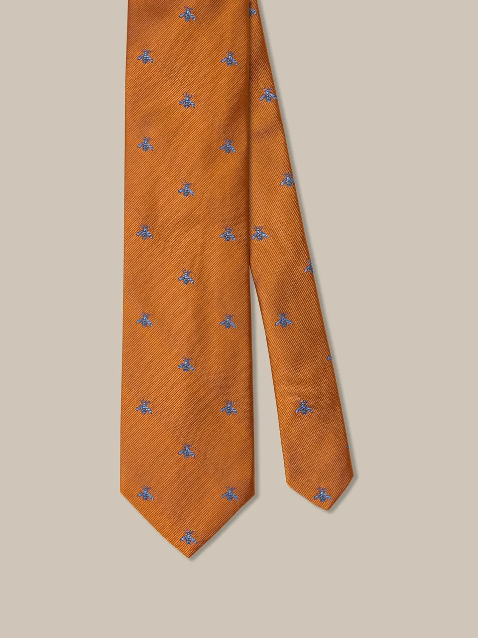 Robert Talbott Best of Class cravatta seta arancione