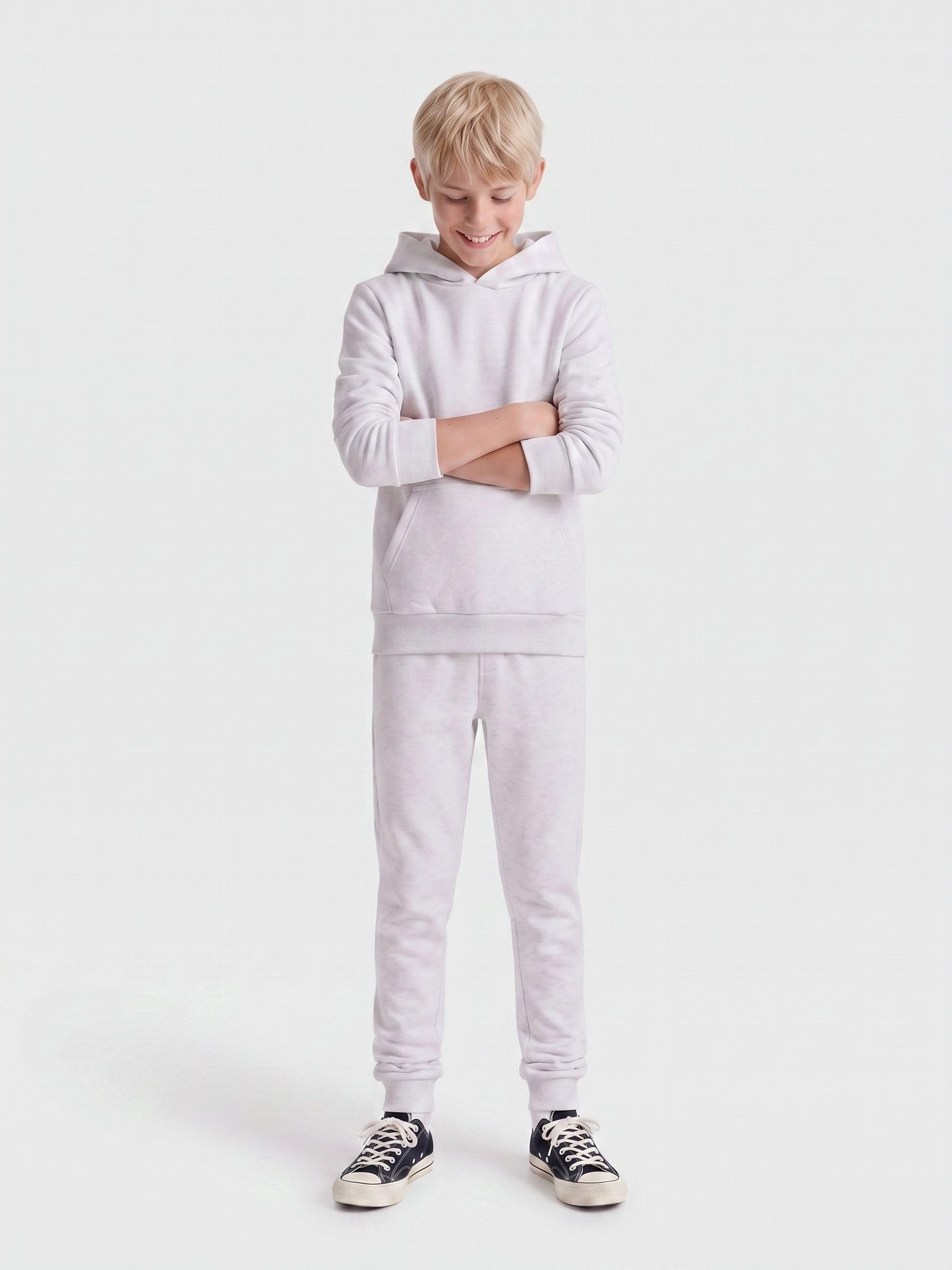 Only & Sons Ceres Felpa Bambino Grigio Cappuccio