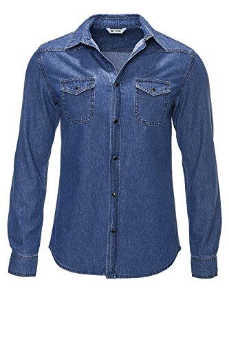 Only & Sons Camicia Uomo S Manica Lunga Cotone Collo