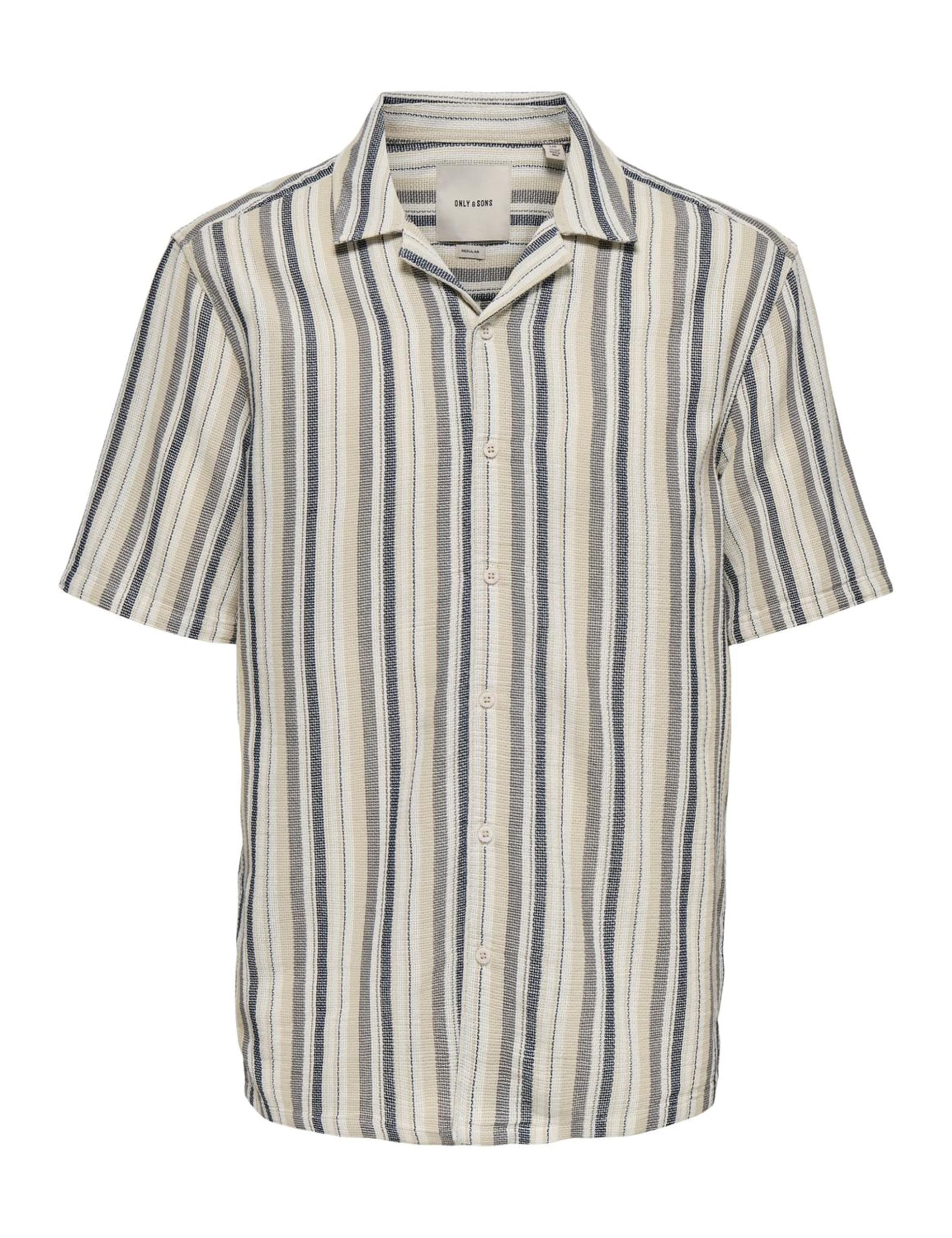 Only & Sons Onstrev Camicia uomo M blu notte manica lunga