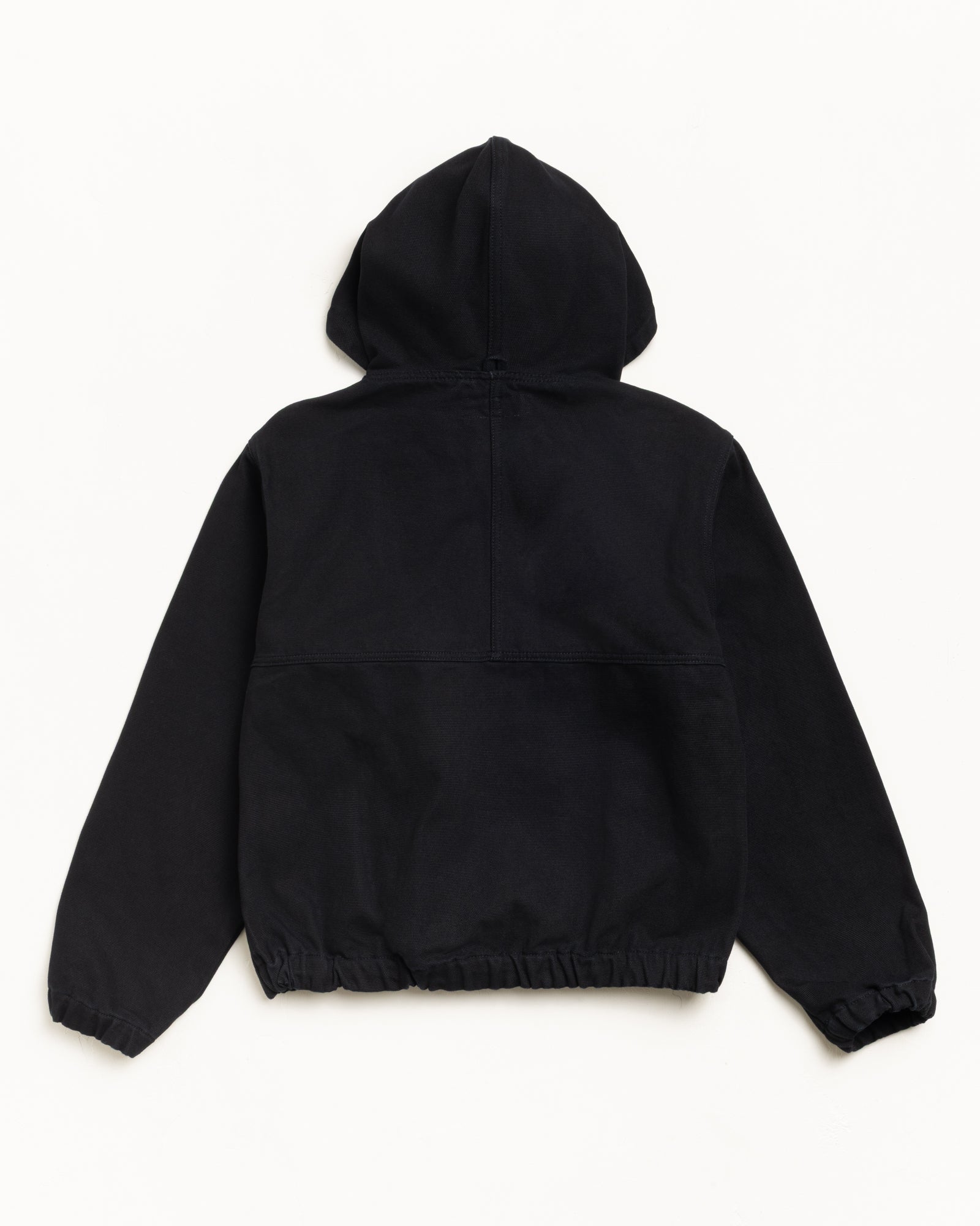 Stussy Work Jacket Unlined Canvas Giacca Black Cotone