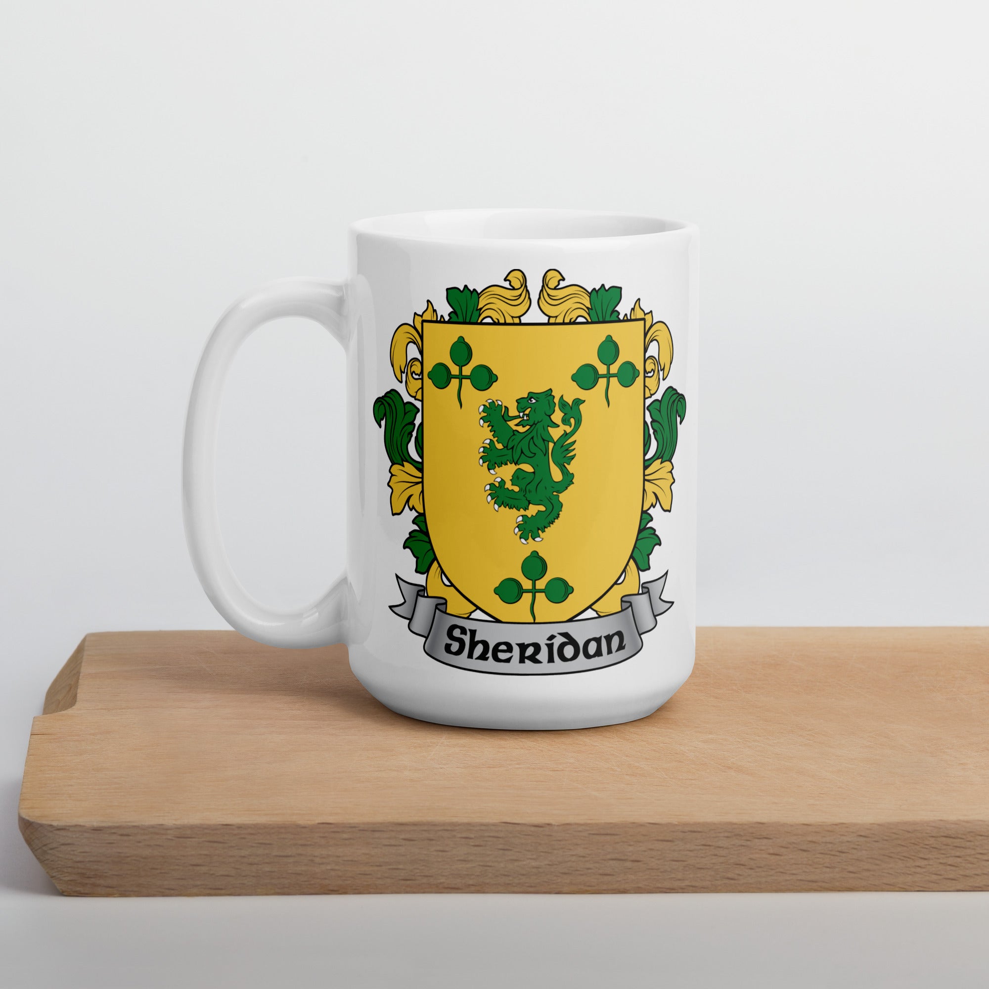 7.62 Design Sheridan Irish Crest Tazza Ceramica 15oz Stemma