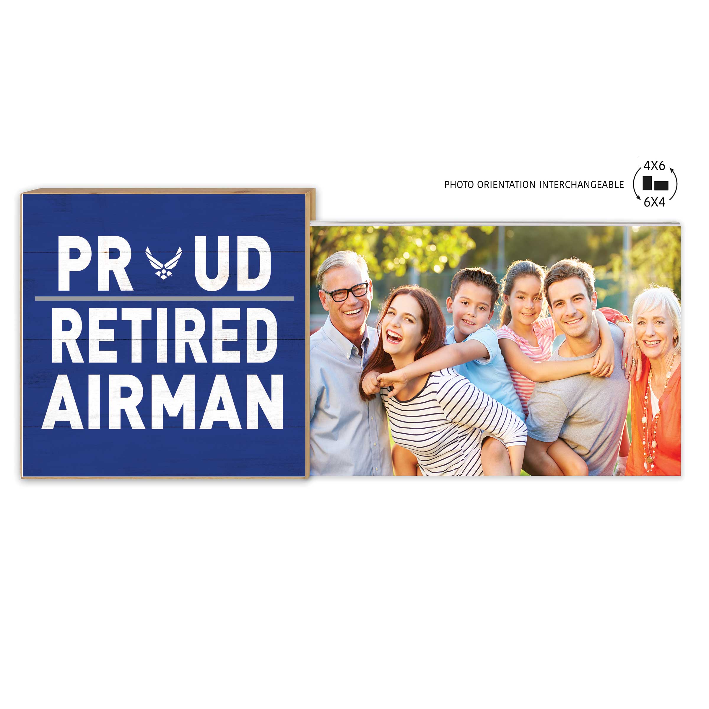 7.62 Design U.S. Air Force Retired cornice foto 4x6 floating