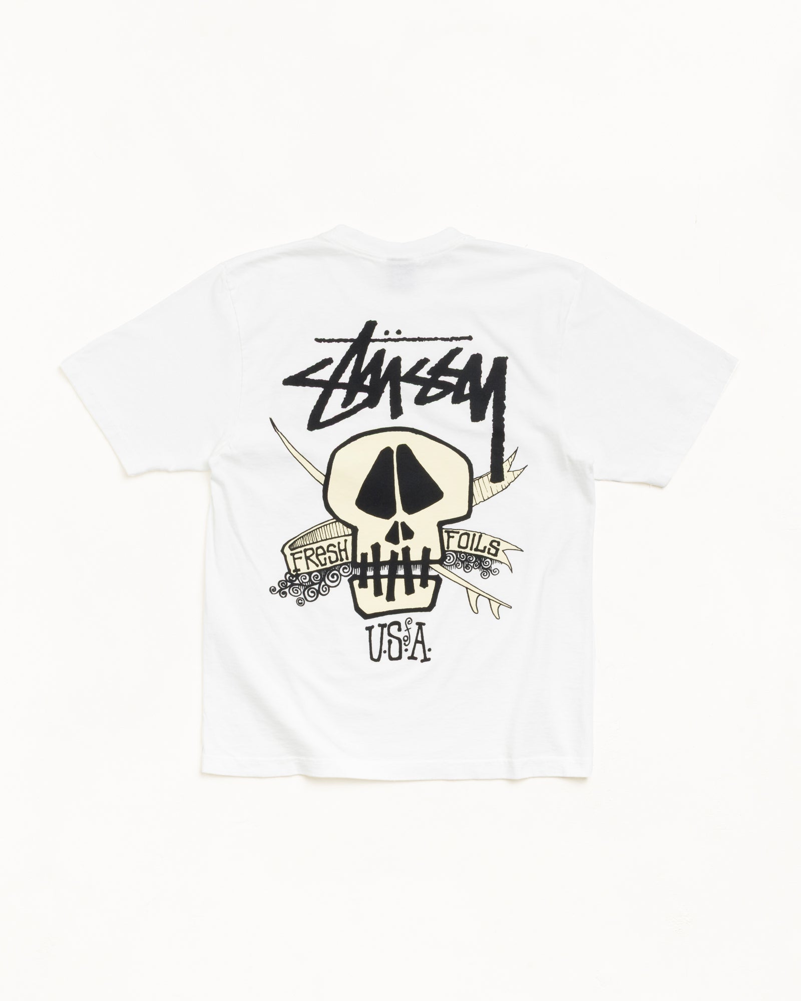 Stussy Fresh Foils Tee maglietta natural cotone