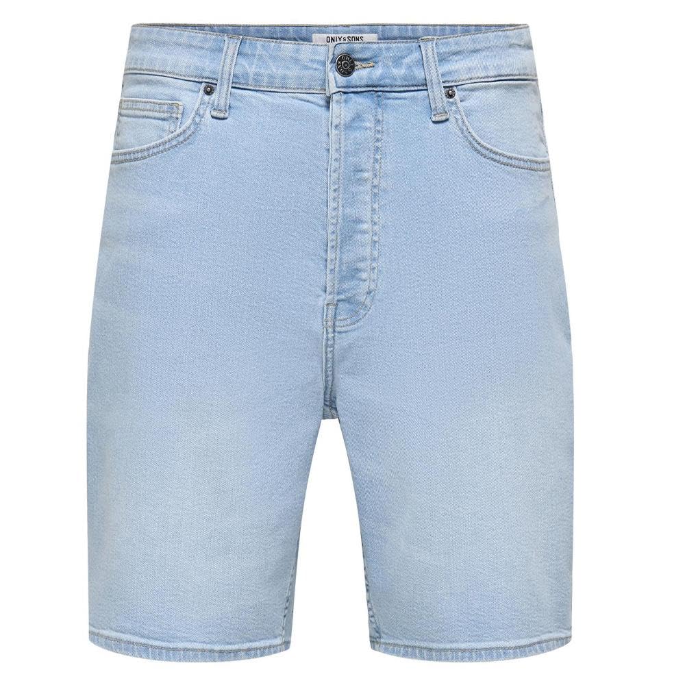 Only & Sons Onsfade Shorts Uomo Denim Azzurro XXL Loose Fit