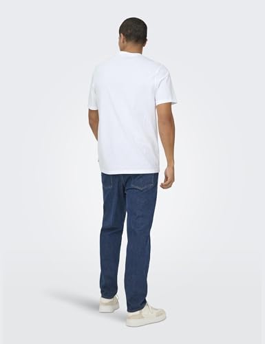 Only & Sons Onsmilo Photo Reg SS Tee T-Shirt Uomo M Maniche Corte