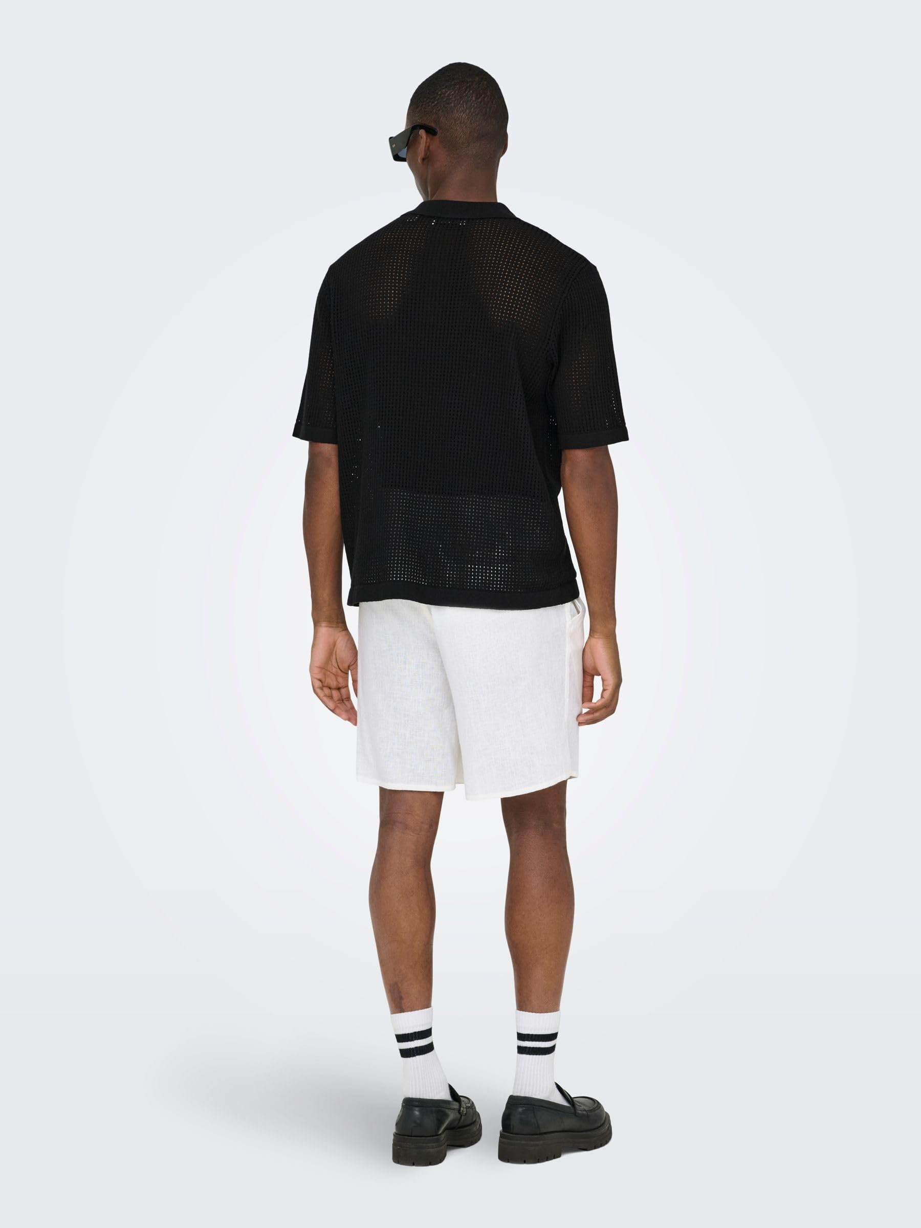 Only & Sons Onstegan Life polo nero L manica corta