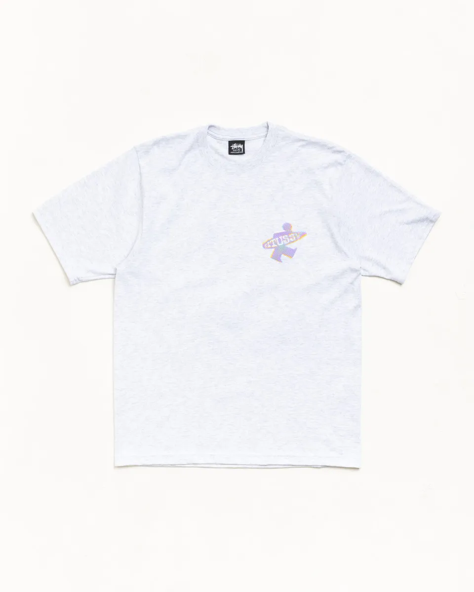Stussy Tees Dot Surf Puff maglietta grigia XL 220 gsm