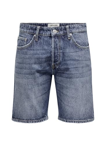 ONLY & SONS Pantaloncini Uomo Denim Blu Taglia M