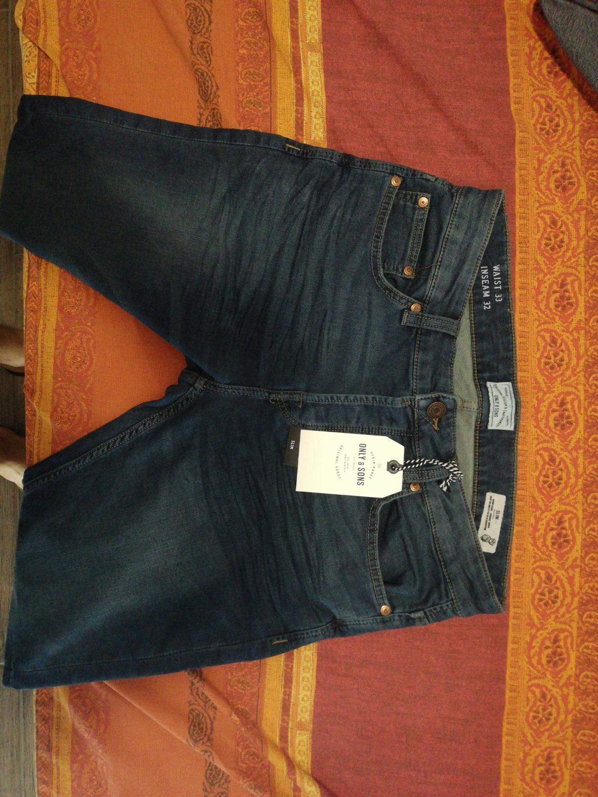 Only & Sons Onsloom Slim Jeans uomo 32W/32L black denim