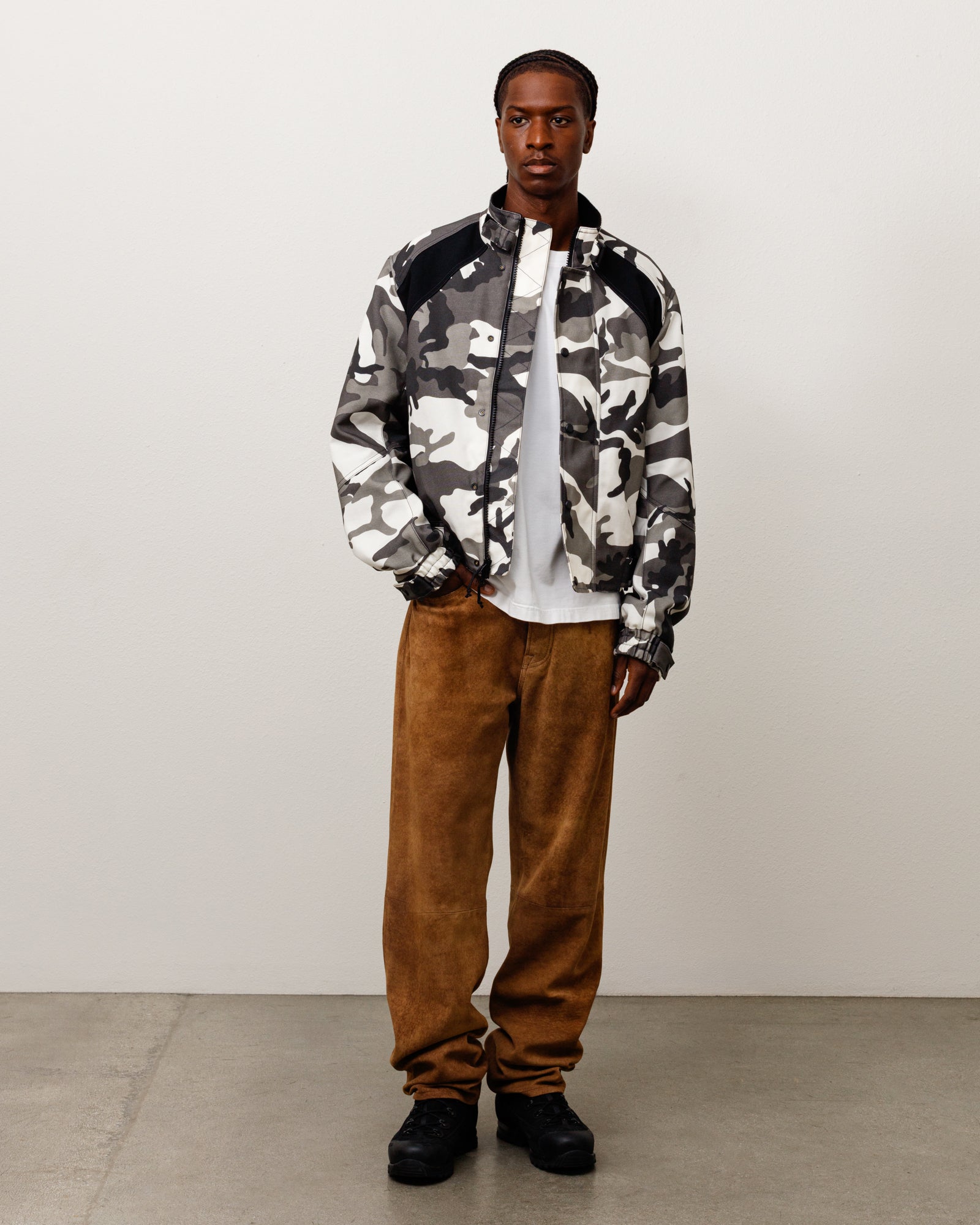 Stussy Touring Jacket giacca snow camo taglia M