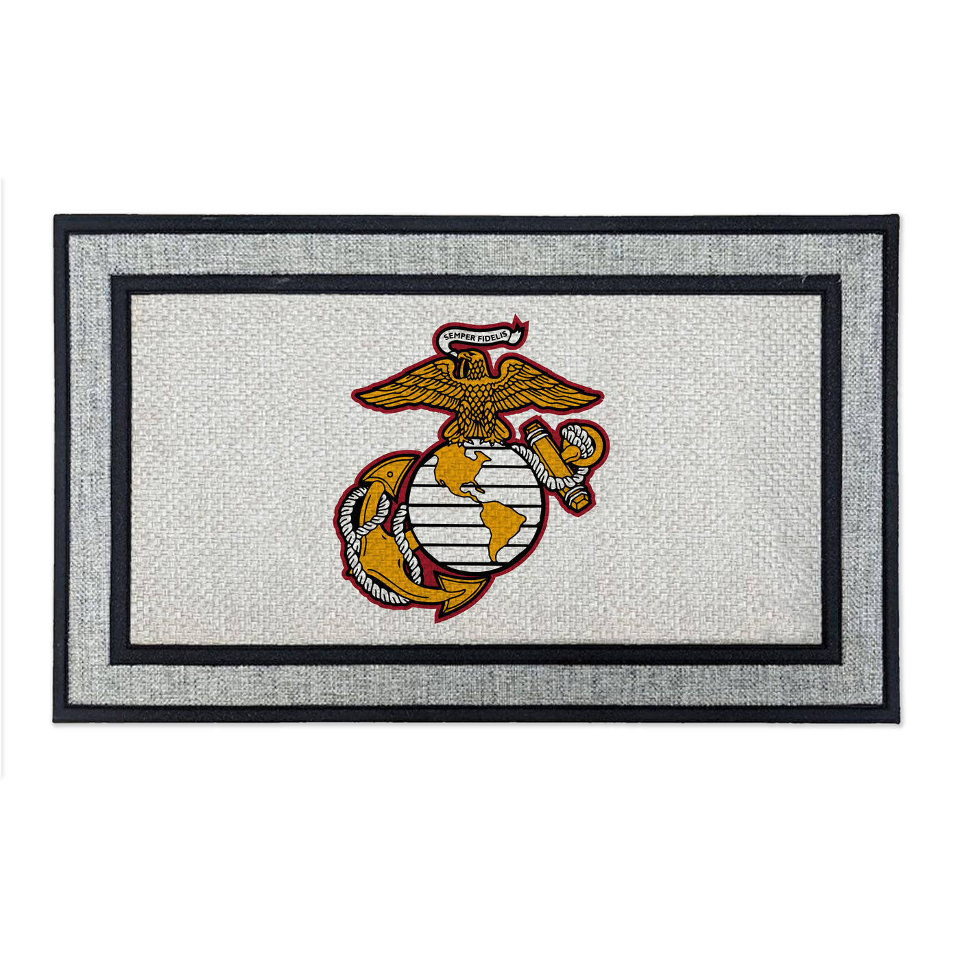 7.62 Design USMC EGA zerbino 45x76 cm grigio antiscivolo