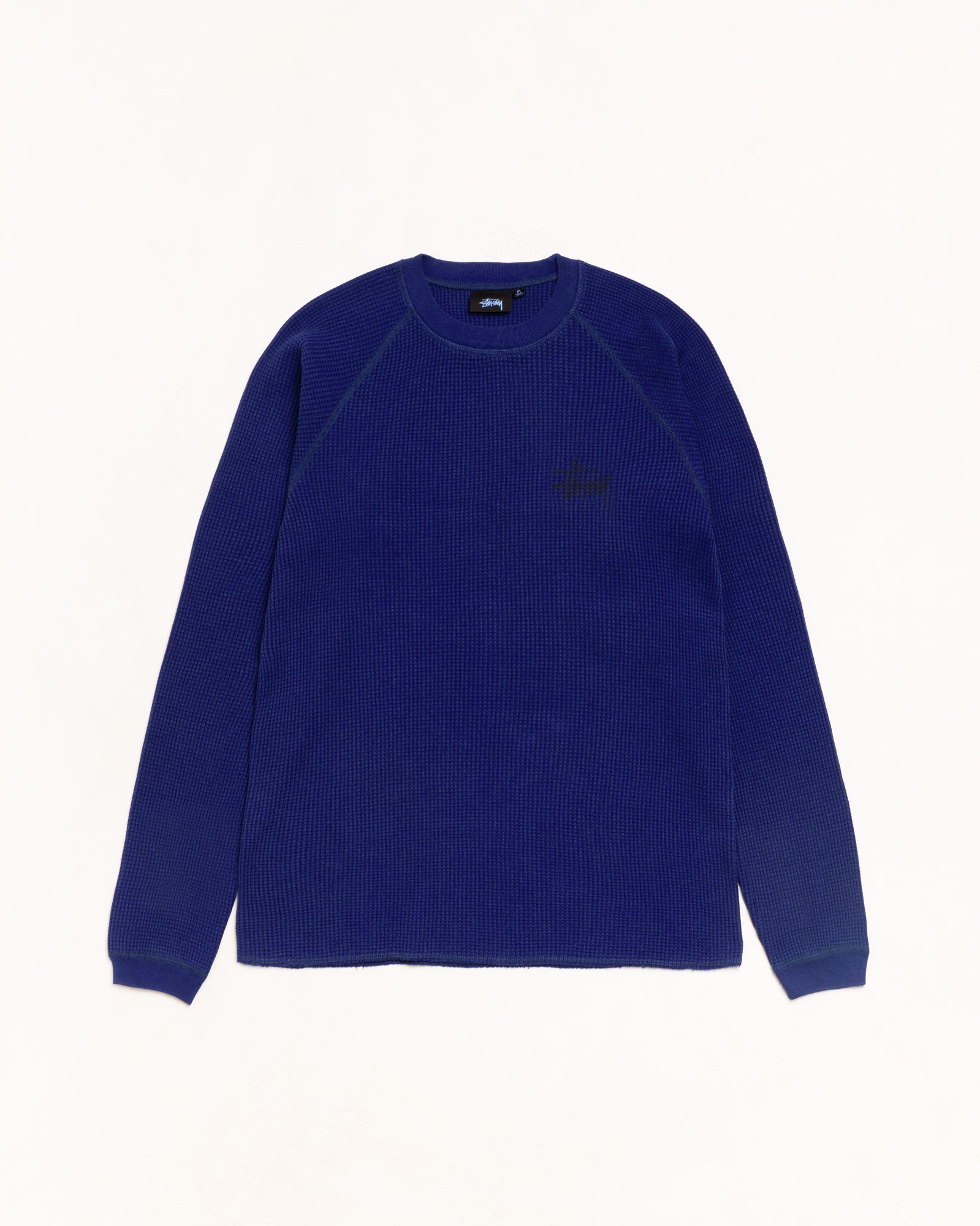 Stussy Basic Thermal maglia termica ink waffle cotone