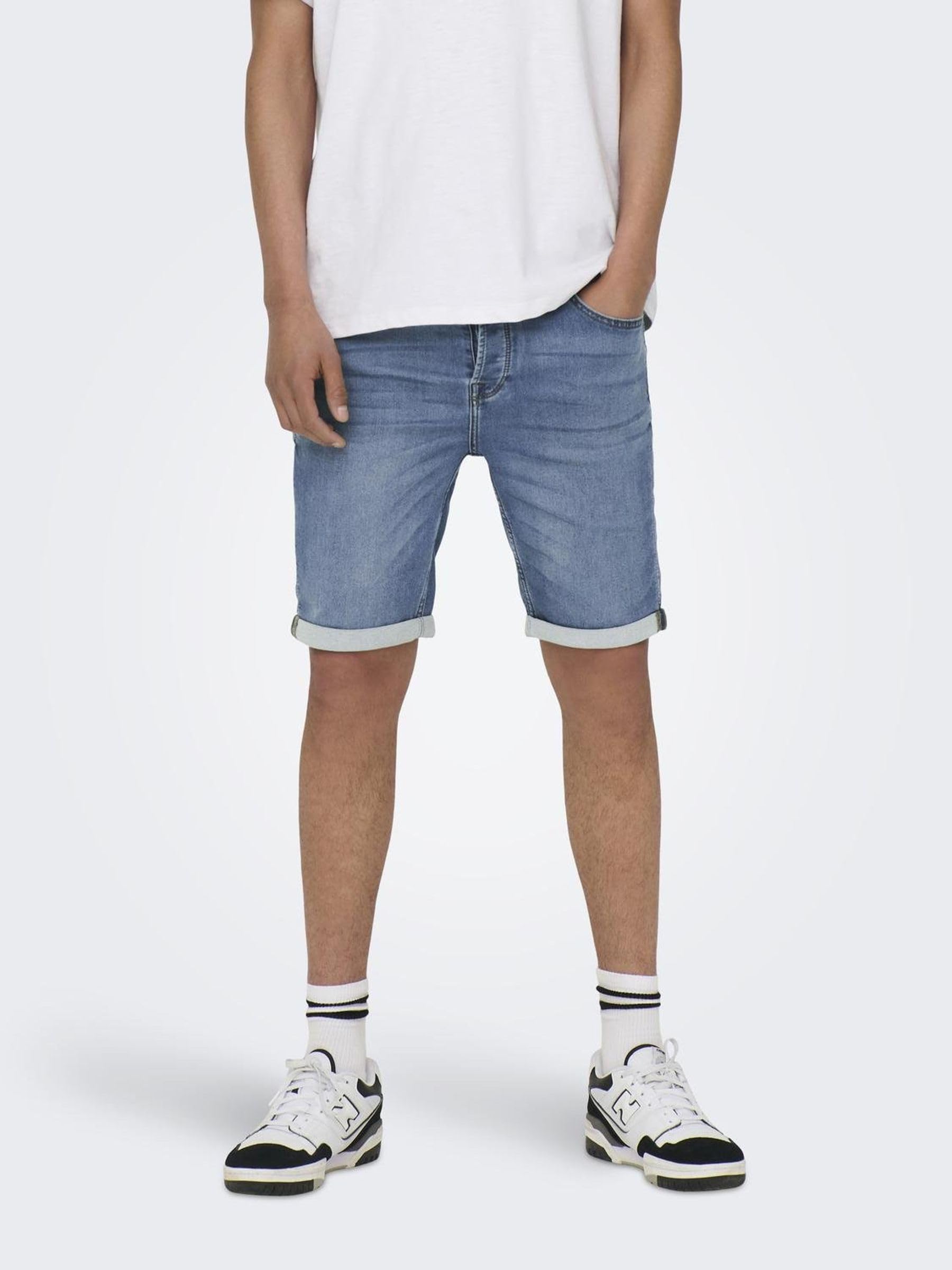 ONLY & SONS Ply Shorts Uomo Regular Vita Media