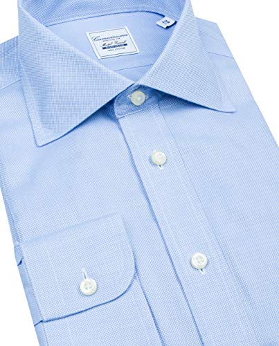 Camicissima Permanent camicia uomo azzurra regular