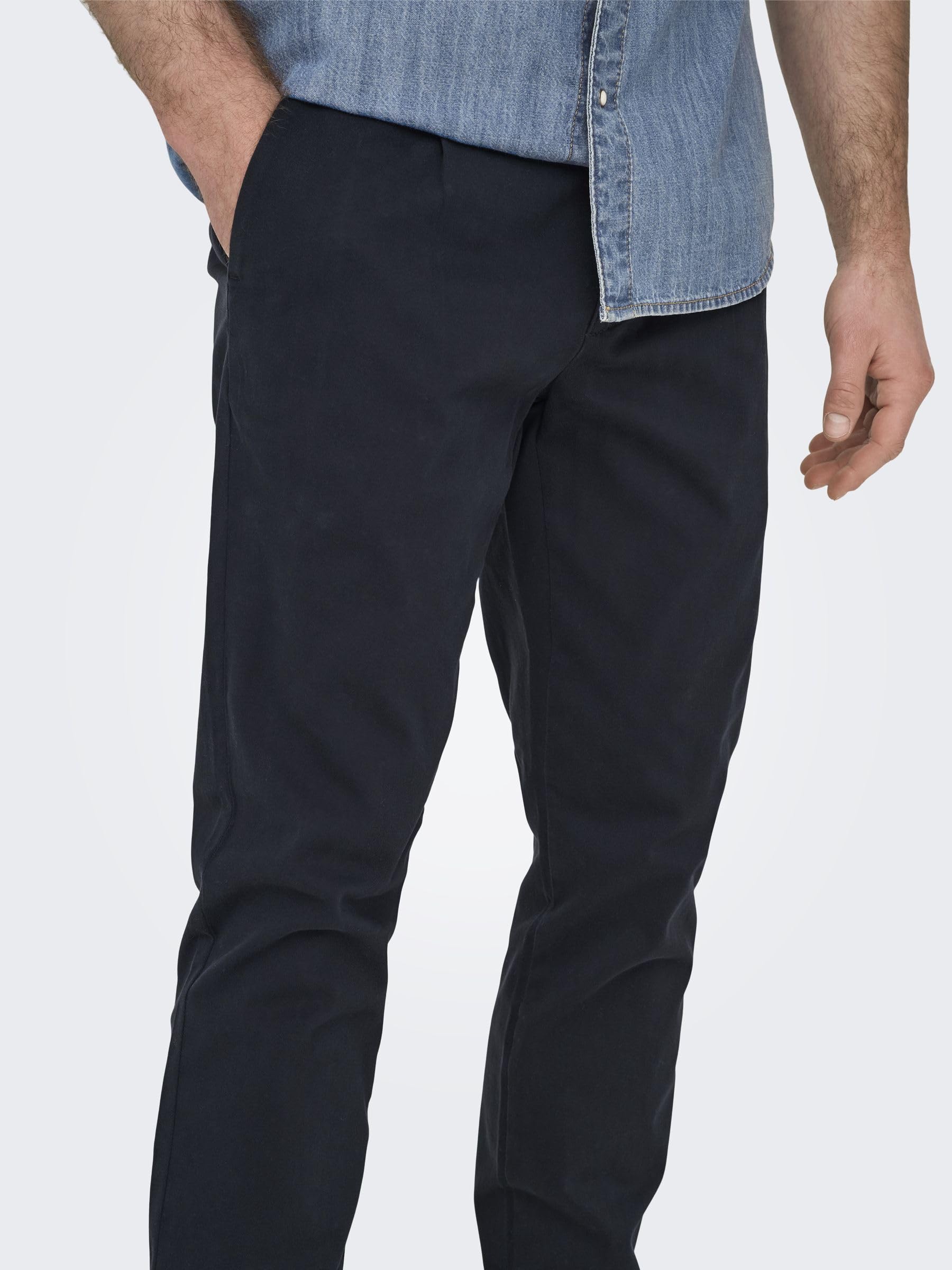 Only & Sons Onscam Pantaloni Chino Uomo 36W/32L Tapered