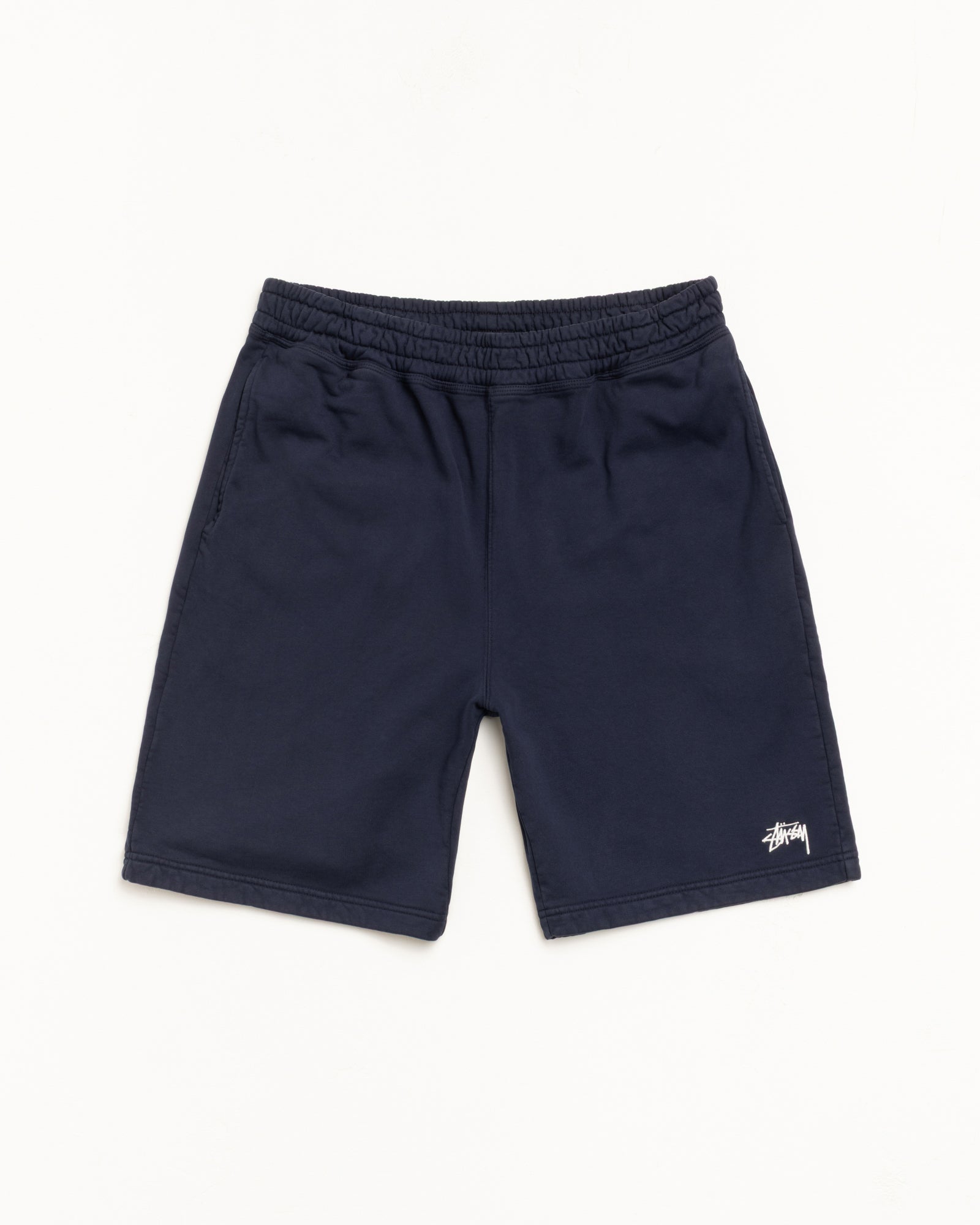 Stussy Stock Logo Sweatshort pantaloncini navy