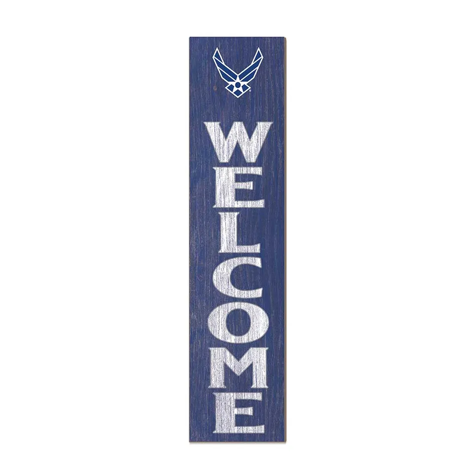 7.62 Design U.S. Air Force Welcome targa PVC 28x117 cm ingresso