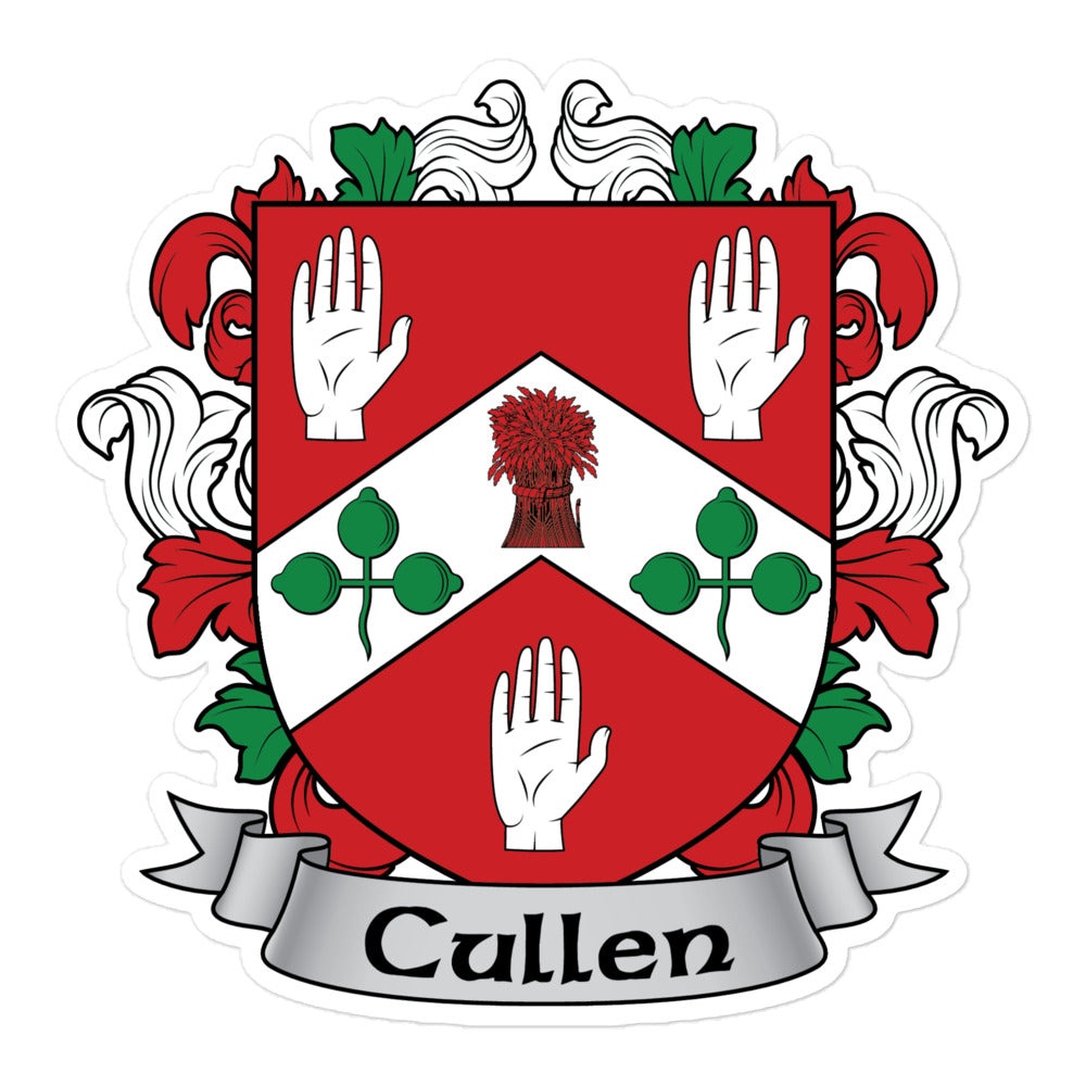 7.62 Design Cullen adesivo vinile 10x10 cm stemma irlandese