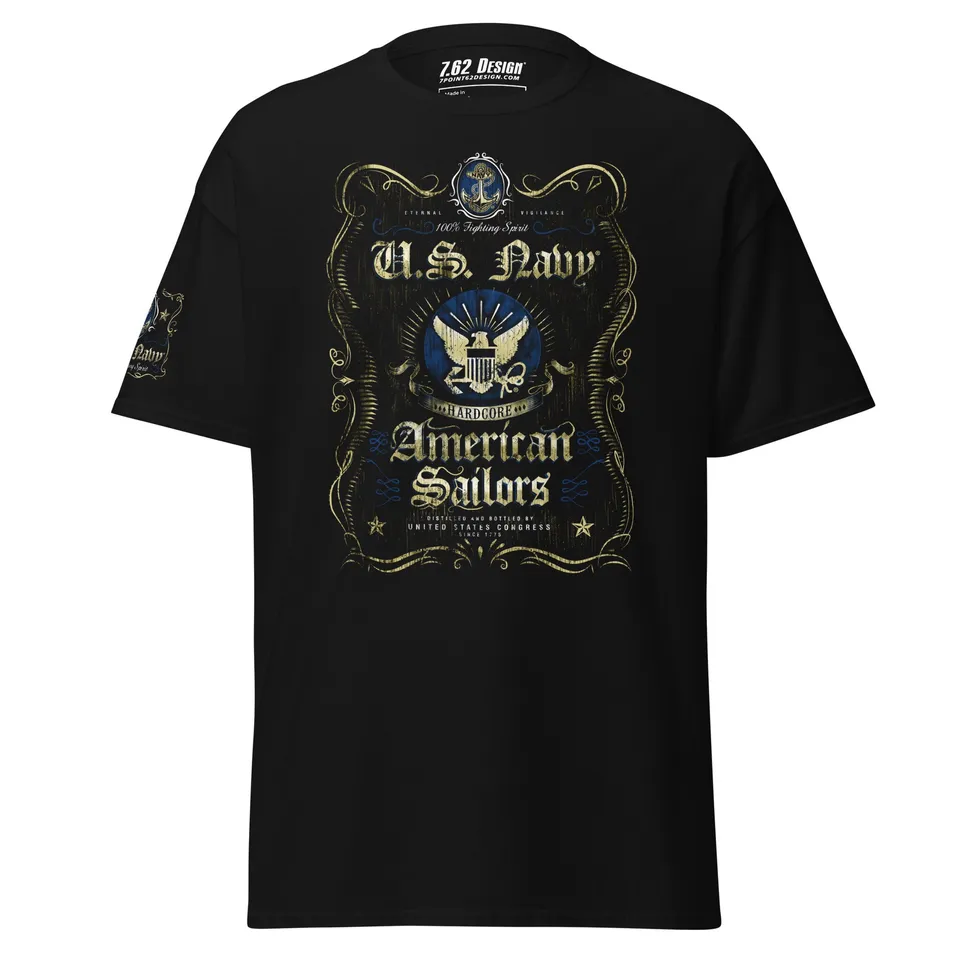 7.62 Design US Navy Fighting Spirit Maglietta Nero L