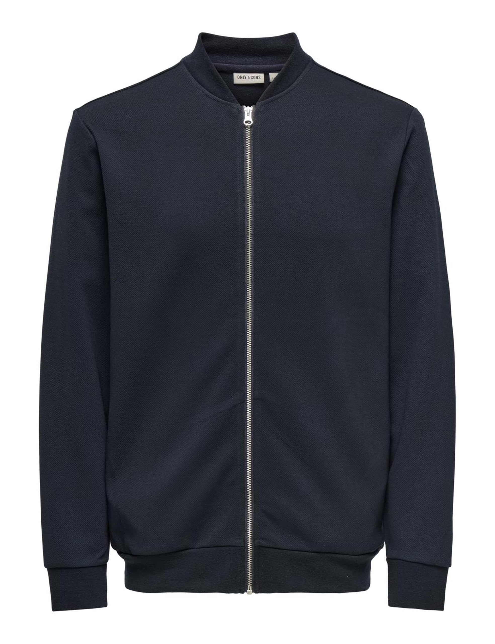 Only & Sons Onsnewkodyl Felpa Uomo Nero Full Zip Cappuccio