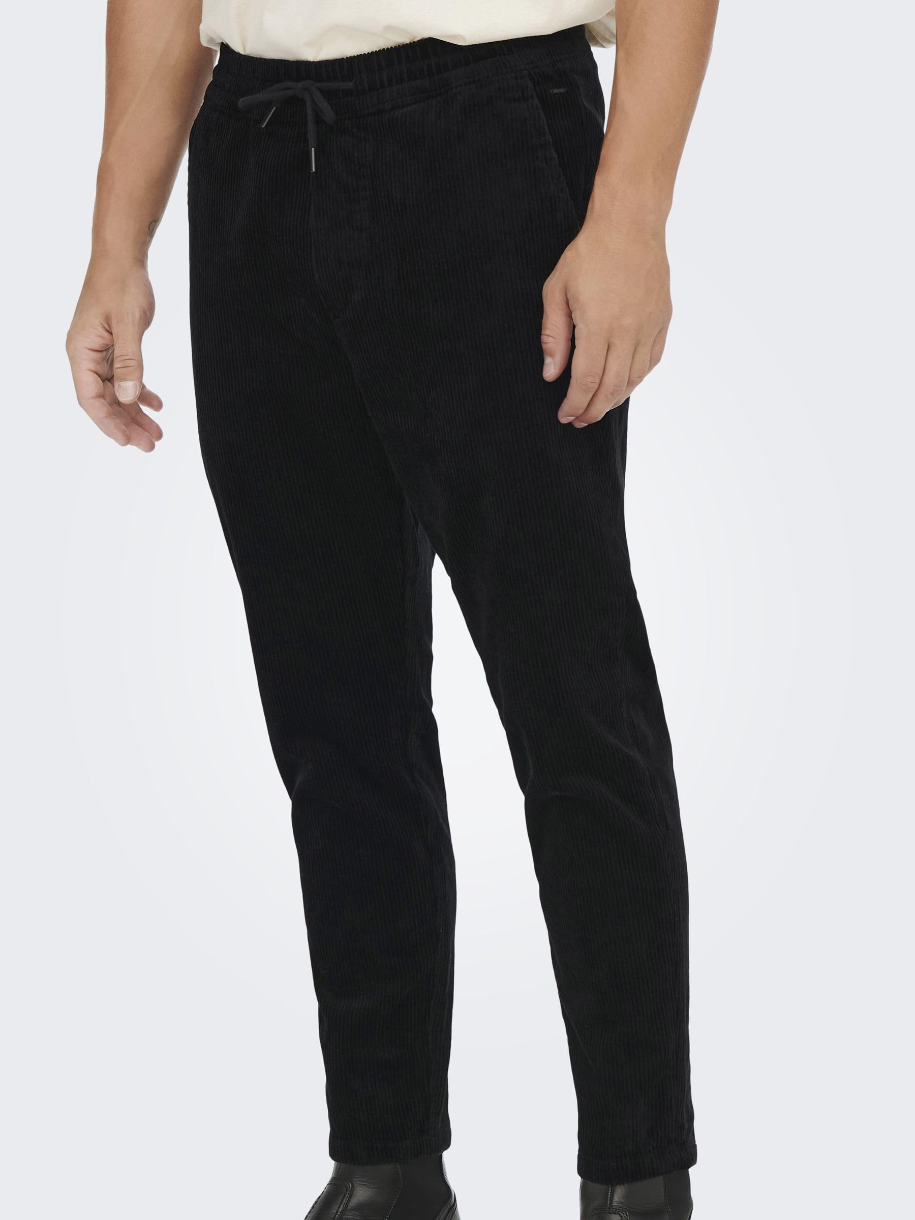 ONLY & SONS Onslinus 9912 Pantaloni Velluto Nero XXL