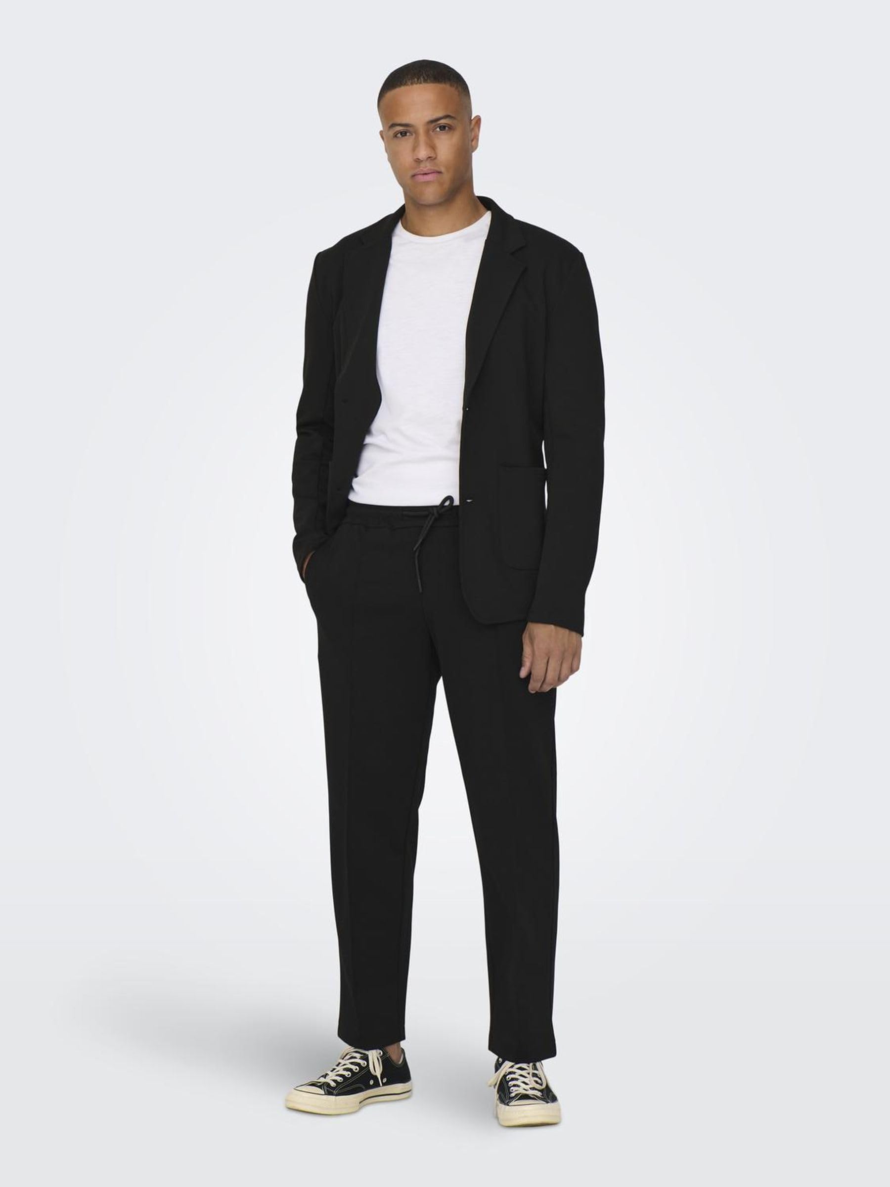 ONLY & SONS Tailored Tapered Pantaloni Uomo Elastici